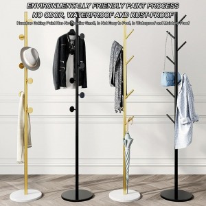 شماعة ملابس معدن بقاعدة مدور شايش ثقيل 