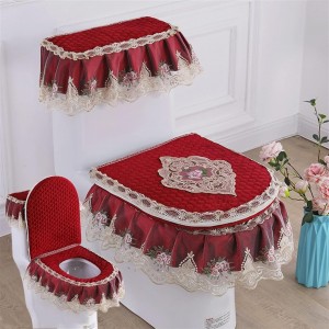 طقم غطاء مرحاض فائق النعومة والراحة في 3 قطع