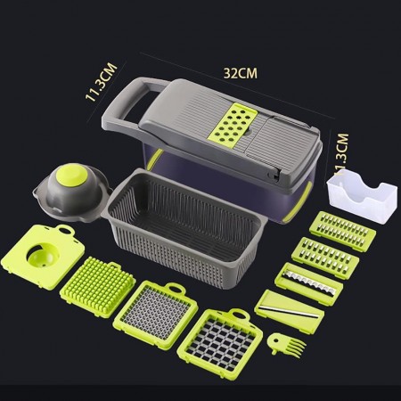 فرامة سلطة اكريليك ضد الكسر + 12 قطعة كبس مقبض بلاستيك مع غطاء اسود فرامة سلطة اكريليك ضد الكسر + 12 قطعة كبس مقبض بلاستيك مع غطاء اسود