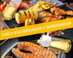 ابريق زيت زجاج رش غطاء اخضر 