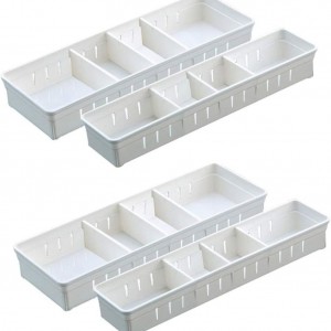 طقم 4 منظم جوارير بلاستيك Wowganiser طقم 4 منظم جوارير بلاستيك Wowganiser