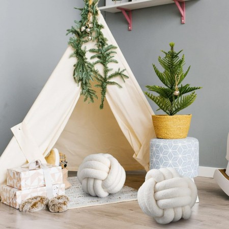 طابة مجدول جدلة مصوف لون افوايت سكري قطر 30 سم AF085-1B طابة مجدول جدلة مصوف لون افوايت سكري قطر 30 سم AF085-1B