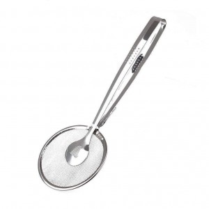 ملقط مع مصفاة ستانلس ستيل