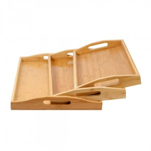 طقم صواني 3 خشب بامبو وسط NO9U-12 طقم صواني 3 خشب بامبو وسط NO9U-12