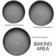 طقم / قالب تشيز كيك 3 قطع معدن حجم 24 - 26 - 28 سم