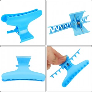 مشابك شعر بلاستيك سادة 12 قطعة الوان مشابك شعر بلاستيك سادة 12 قطعة الوان