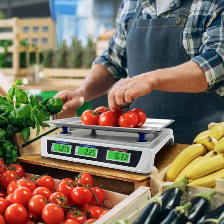 ميزان الكتروني 40كغم محلات خضرة FUTURE TeCH ميزان الكتروني 40كغم محلات خضرة FUTURE TeCH