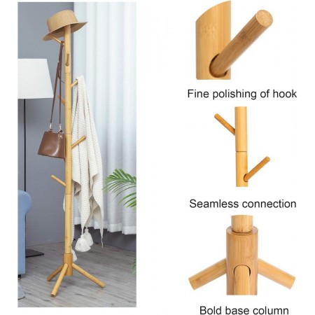 شماعة 180سم ملابس خشبي / ابيض 8 عين شماعة 180سم ملابس خشبي / ابيض 8 عين