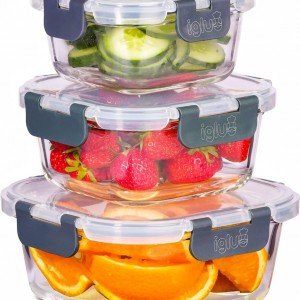 طقم علب حفظ طعام طبروير مربع زجاج غطا اكريليك 3 قطع طقم علب حفظ طعام طبروير مربع زجاج غطا اكريليك 3 قطع