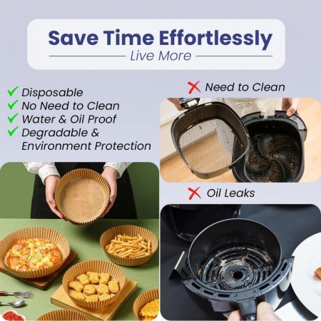 ورق بطاطا مدور قطر 16 سم - ارتفاع 4.5 سم عدد 50 قطعة