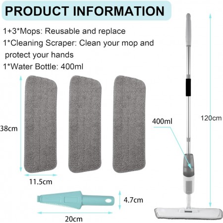 ممسحة مع بخاخ ماء aurora ممسحة مع بخاخ ماء aurora