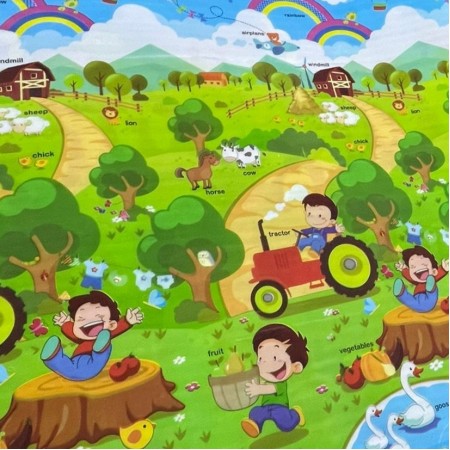 سجاد اطفال اسفنج رسومات 150 × 200 دبل فيس سجاد اطفال اسفنج رسومات 150 × 200 دبل فيس