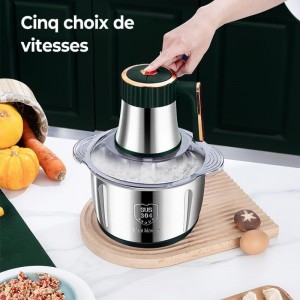 فرامة خضار معدن مع عيارات وعدة سرعات FD-322 5 لتر 1200 واط فرامة خضار معدن مع عيارات وعدة سرعات FD-322 5 لتر 1200 واط