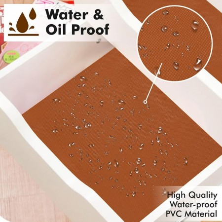 رول رفوف ثلاجة / خزانة 45 × 500 سم ضد العفن والبكتيريا والسوائل