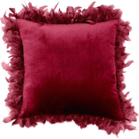 قرنة ديكور مربعة 45 × 45 سم مخمل اطراف ريش قرنة ديكور مربعة 45 × 45 سم مخمل اطراف ريش