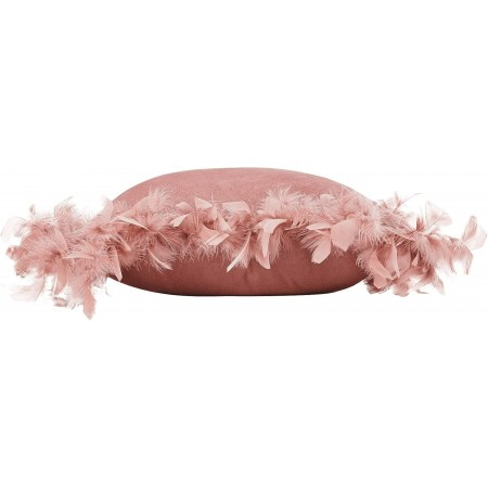 قرنة ديكور مربعة 45 × 45 سم مخمل اطراف ريش قرنة ديكور مربعة 45 × 45 سم مخمل اطراف ريش