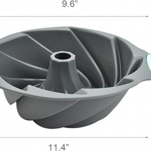 قالب كيك سيليكون كبير مجدول قالب كيك سيليكون كبير مجدول