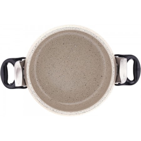 طنجرة ضغط جرانيت 8 لتر ابيض WNB803-8