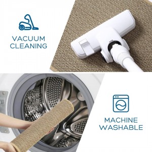 دعسه / دعاسة جلد موكيت سادة مقاس 150 × 80