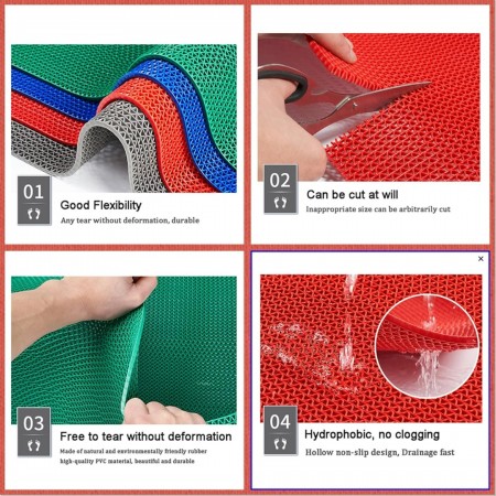 رول زكزاك 4.5 ملم ثقيل عرض 120 سم يباع بالمتر - رول ارضية مانع للتزحلق زقزاق