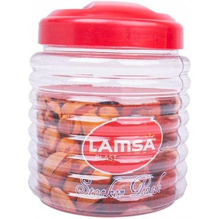 طقم ستاند بهارات - سكريات طابقين مع علب تخزين بلاستيك صناعة مصرية lamsa موديل 14507