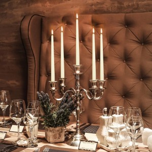 علبة شمع اصابع طويل ابيض / ذهبي 12 قطعة علبة شمع اصابع طويل ابيض / ذهبي 12 قطعة