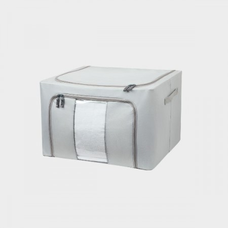 صندوق ملابس قماش مع سحاب قابل للطي مقاس 50 × 60 سم