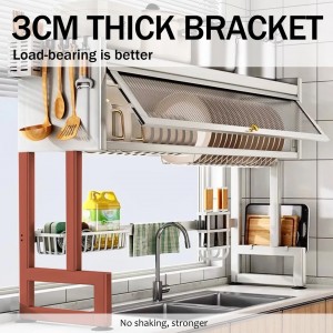 مشك صحون فوق المجلى لون ابيض 80*65*30سم بغطاء زجاج متحرك SCJ-6838C-65WH مشك صحون فوق المجلى لون ابيض 80*65*30سم بغطاء زجاج متحرك SCJ-6838C-65WH