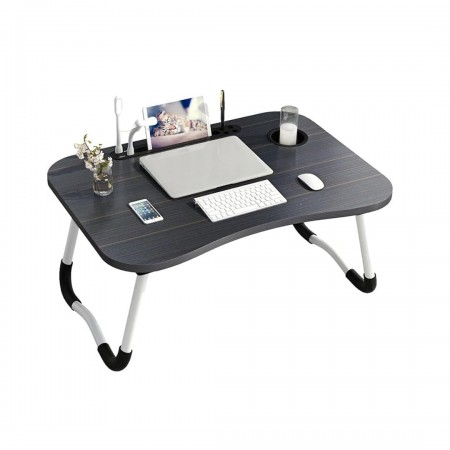 طاولة اطفال وجه خشب 40 × 60 سم مع ارجل معدن قابلة للطوي