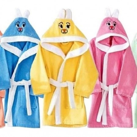 روب حمام اطفال ارنب عمر 11-12 صناعة تركية روب حمام اطفال ارنب عمر 11-12 صناعة تركية