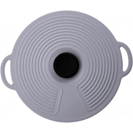 غطاء سيلكون حجم وسط للصحون والطناجر مع ايدين 