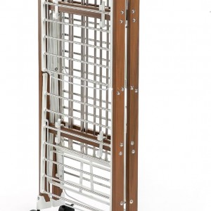 منشر غسيل بلاستيك 2 طابق ثقيل ارجل خشب حجم 175 * 83 + 112 سم