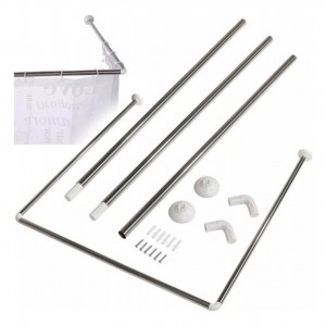 جسر - ماسورة برداية حمام زاوية ضغط بلاستيك شكل U او L من 3 قطع 80 سم جسر - ماسورة برداية حمام زاوية ضغط بلاستيك شكل U او L من 3 قطع 80 سم