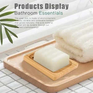 قاعدة صابون خشب بامبو
