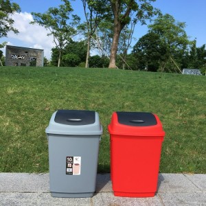 سلة مهملات 10 لتر مروحة سطل / دلو