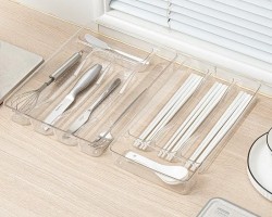 منظم جرار معالق اكرلك شفاف 30 × 23 + 3 سم منظم جرار معالق اكرلك شفاف 30 × 23 + 3 سم