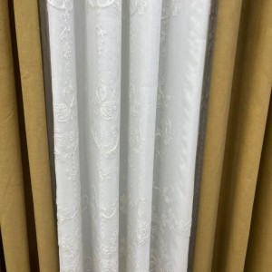 ستائر يافا + شيفون كريب موديل AB4 طقم 3 قطع