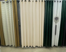 ستائر كريب لون بيج ستائر كريب لون بيج