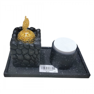 طقم مبخرة عظم شكل بيت