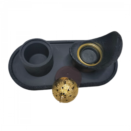 طقم مبخرة عظم شكل هلال