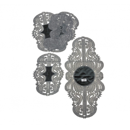 طقم شرشف مستطيل رزان