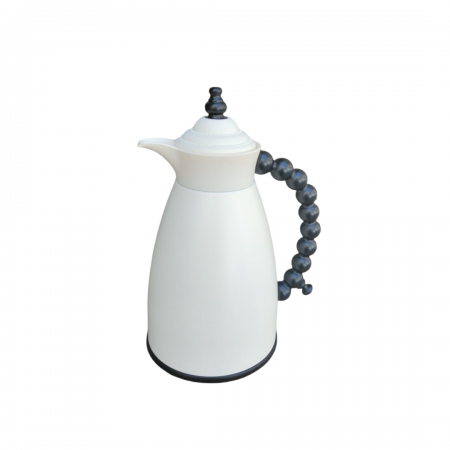 طقم ثيرموس قهوه ٧٠٠ مل + ١ لتر اوفوايت / اسود سادة يد مسبحه وقاعدة اسود / مذهب طقم ثيرموس قهوه ٧٠٠ مل + ١ لتر اوفوايت / اسود سادة يد مسبحه وقاعدة اسود / مذهب