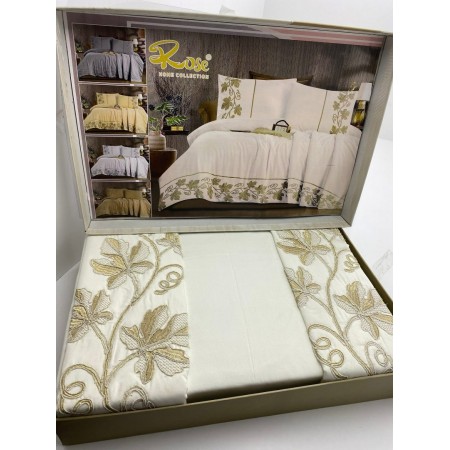 شرشف عرايسي كرتونه ROSE 4 قطع ELSHORBAJI