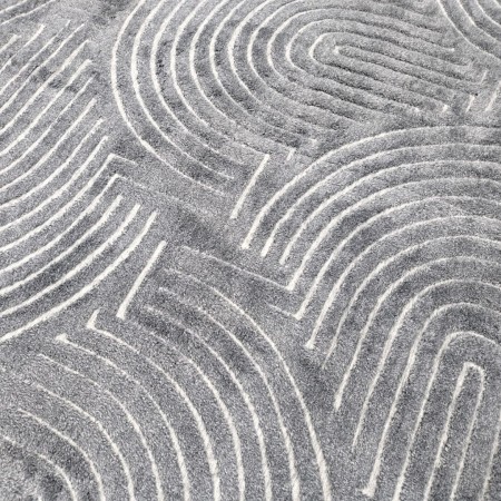 سجاد بوهيمي 200 × 300 سادة حرير بصمة نافر ارضية لاصق - سكني