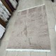سجاد بوهيمي 130 × 180 سادة حرير بصمة نافر ارضية لاصق - بيج سجاد بوهيمي 130 × 180 سادة حرير بصمة نافر ارضية لاصق - بيج