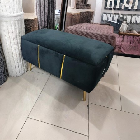 مقعد - بف تسريحة صندوق العروس شفط بارجل ذهبية