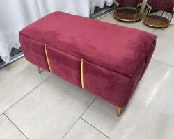 مقعد - بف تسريحة صندوق العروس شفط بارجل ذهبية