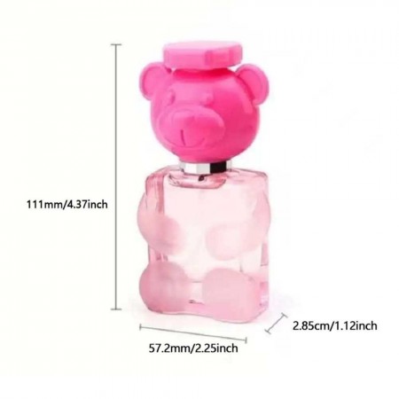 عطر اطفال ازرق / زهري شكل دب