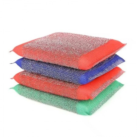 ليف جلي scour power اربع قطع ملونه