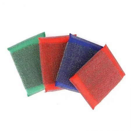 ليف جلي scour power اربع قطع ملونه